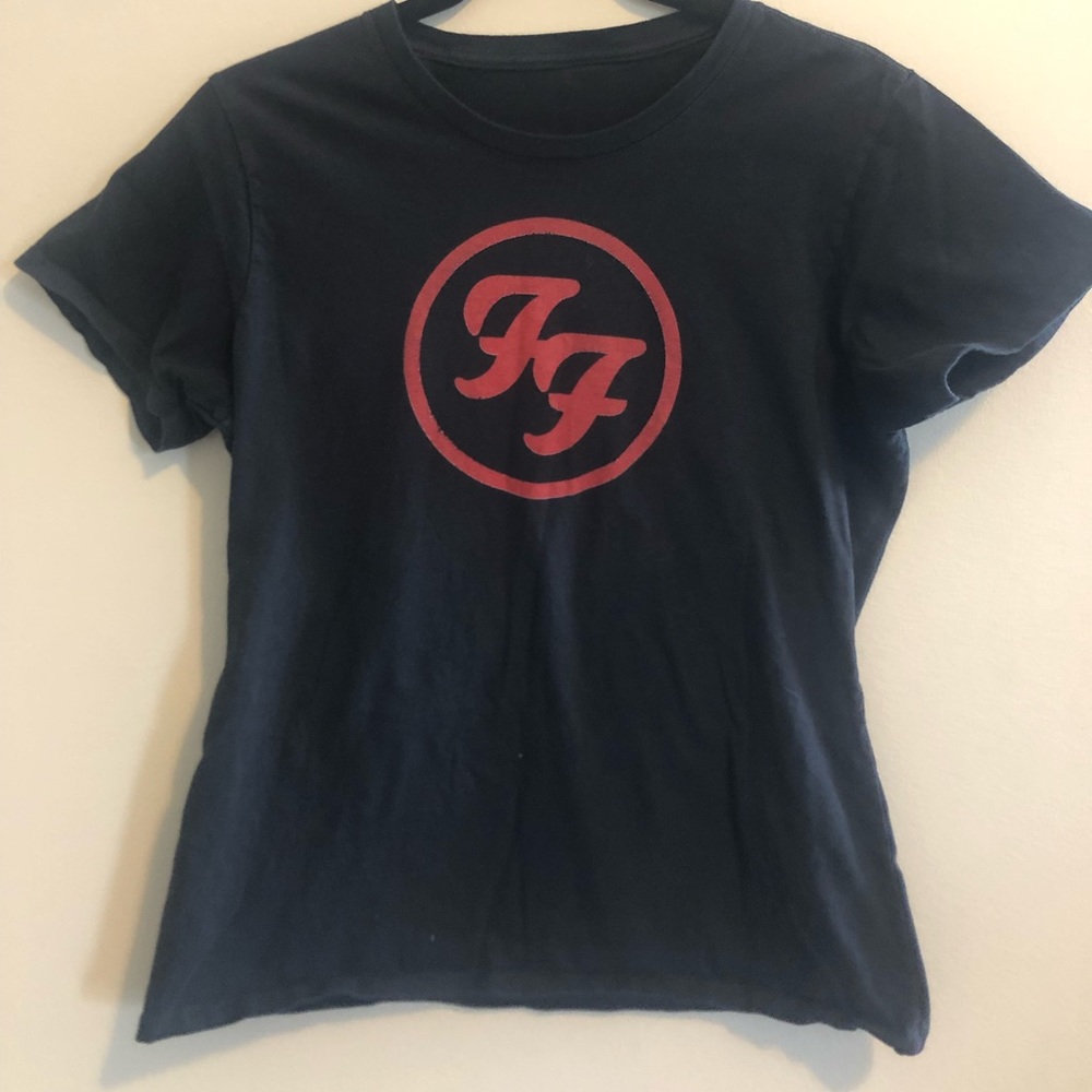 Foo Fighters Band Tee - black, screen printed, graphic tee